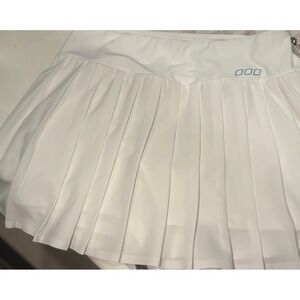 Lorna Jane Women's Athleisure Skort Skirt  Medium White Tennis Pickleball Golf